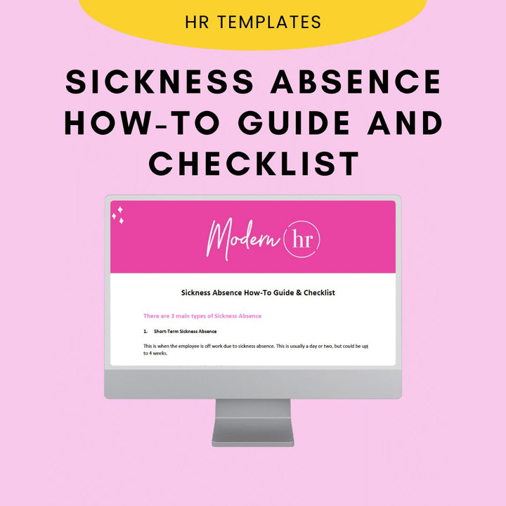 Sickness Absence How-To Guide and Checklist - Modern HR