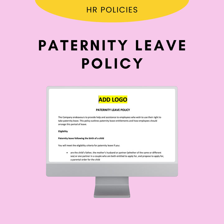 Paternity Leave Policy Template for UK Businesses - Modern HR