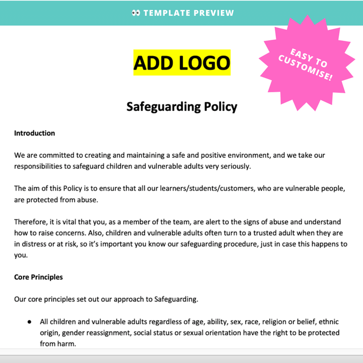 Safeguarding Policy - Modern HR