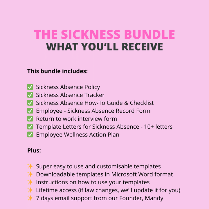 Sickness Absence Bundle - Modern HR