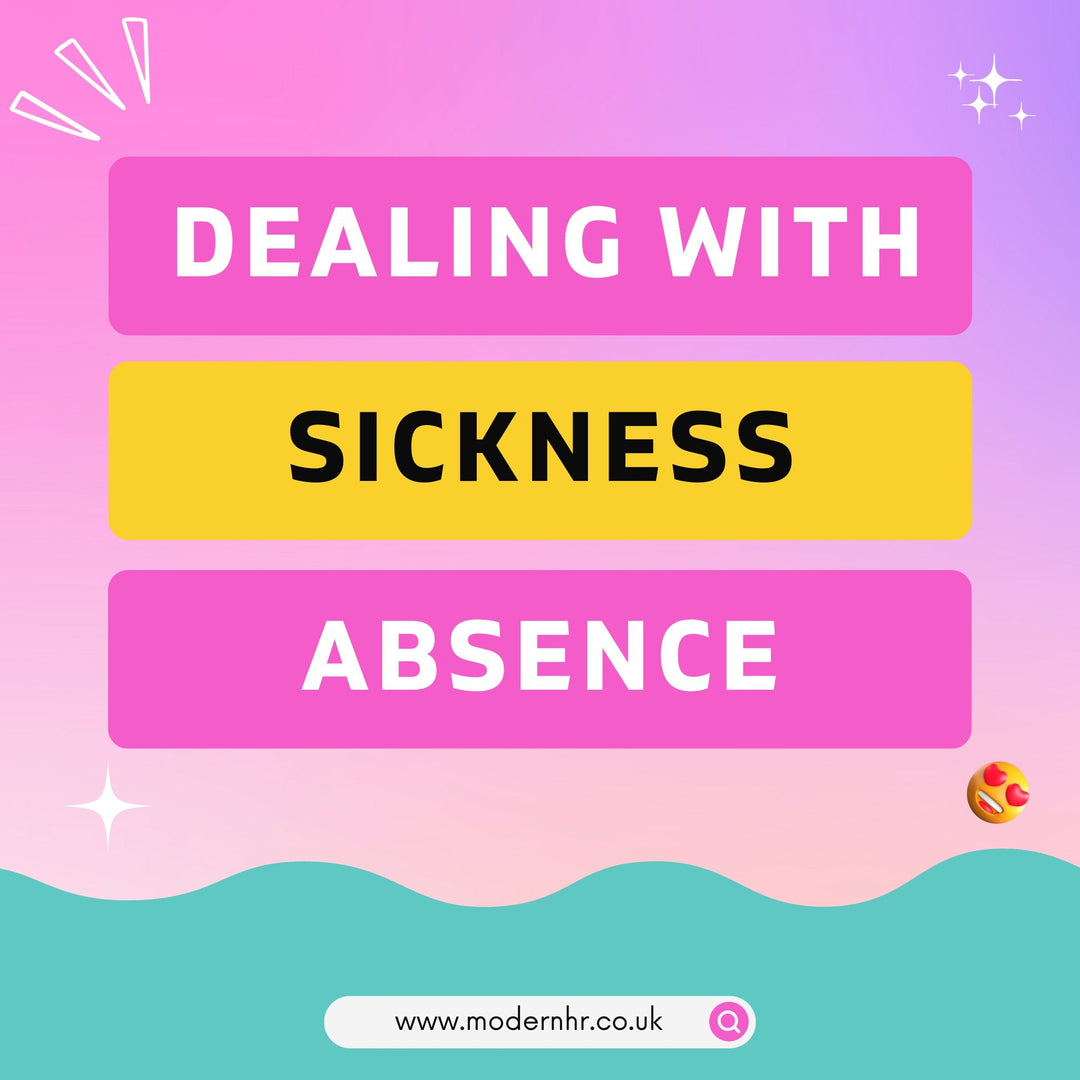 How to deal with sickness absence, as a small business owner - Modern HR