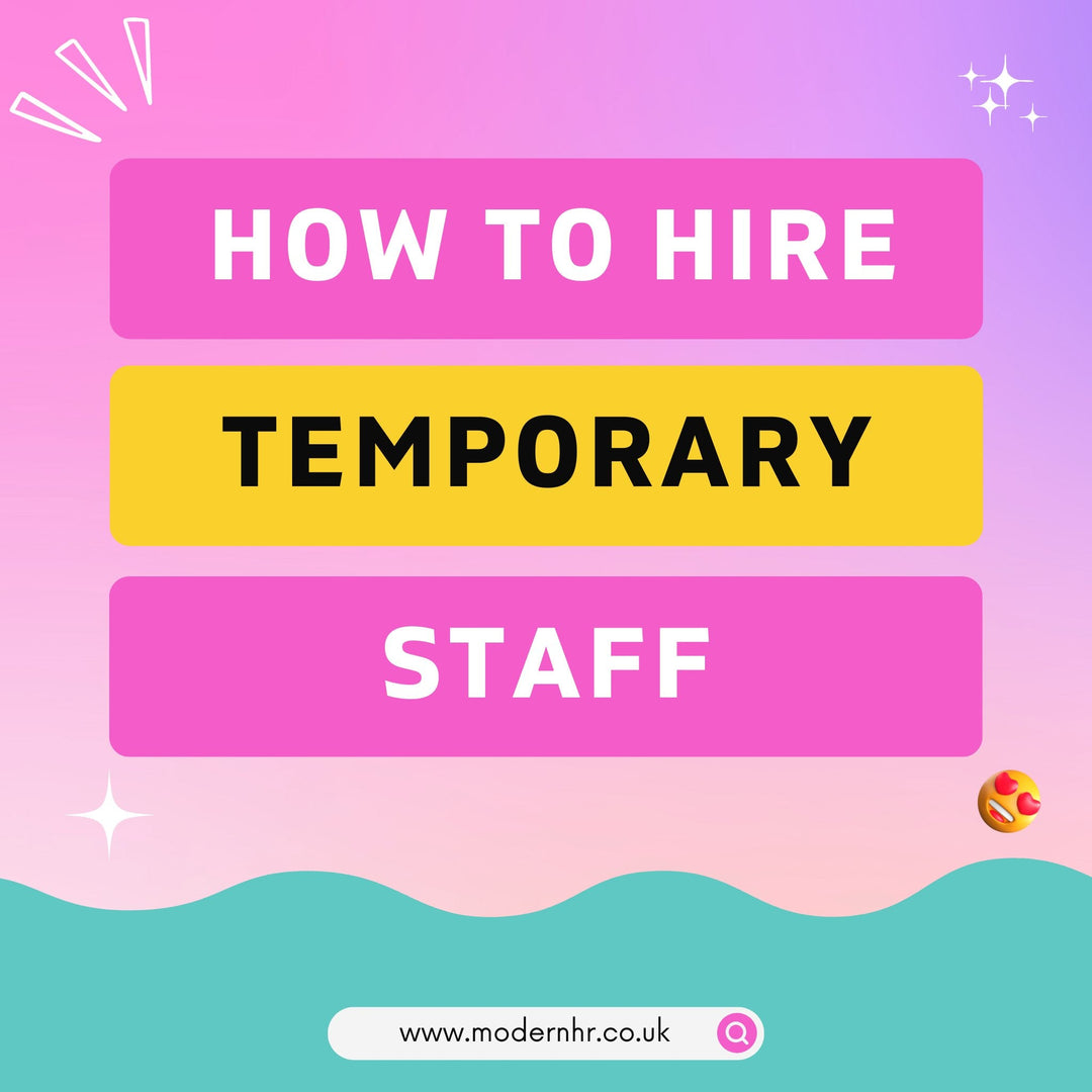 How to hire temporary staff with more ease - Modern HR