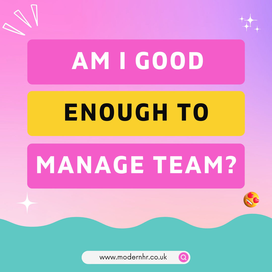 I feel like an imposter. Am I good enough to manage my team? - Modern HR