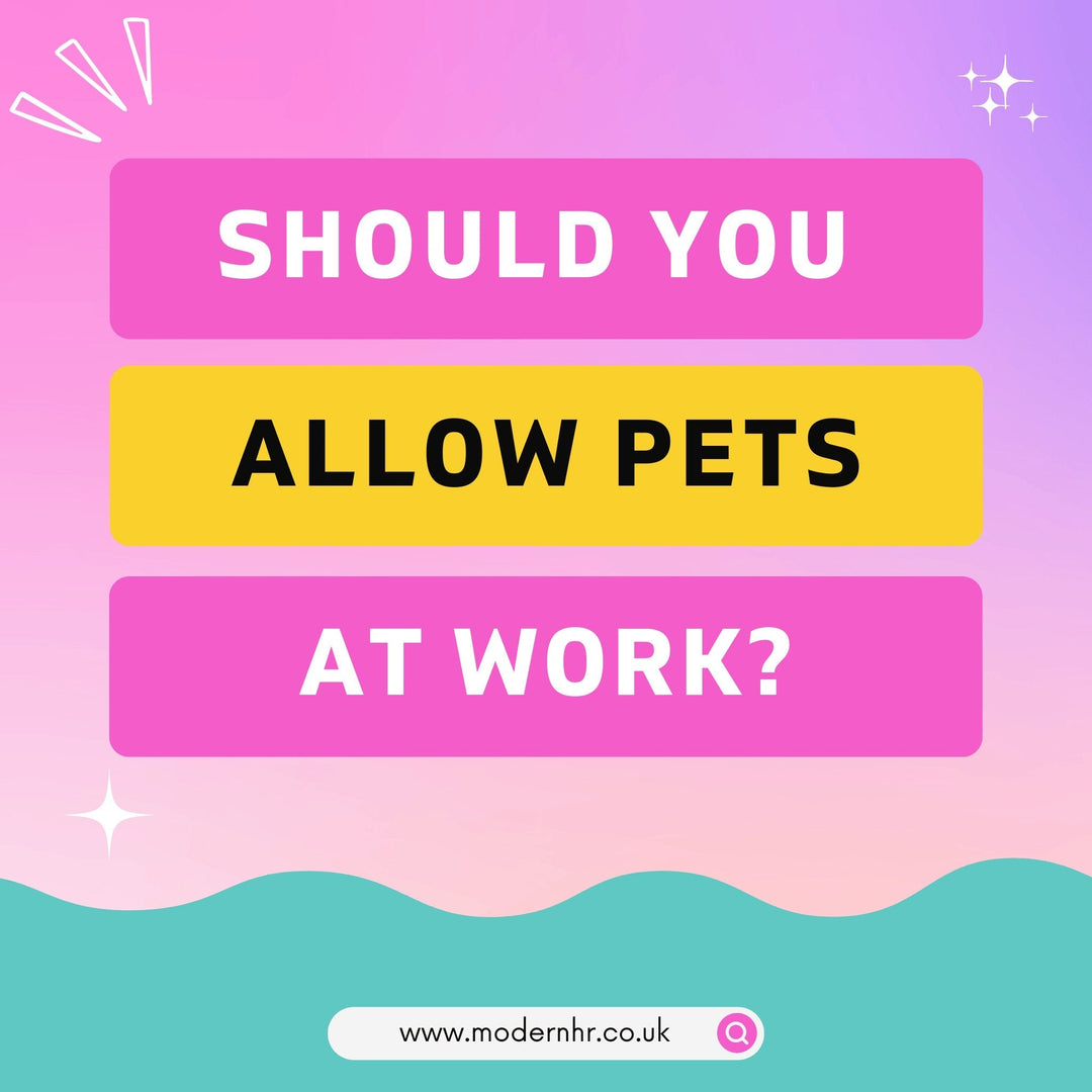 Should You Allow Pets At Work? - Modern HR