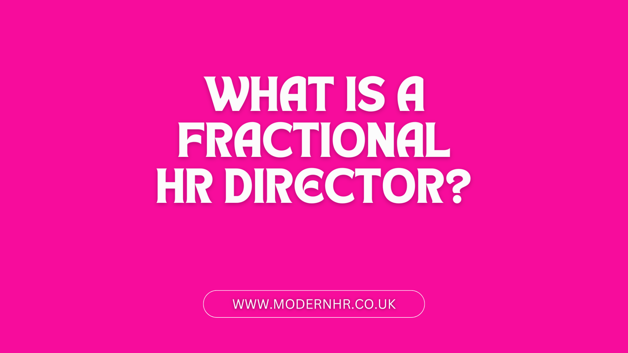 What is a Fractional HR Director?