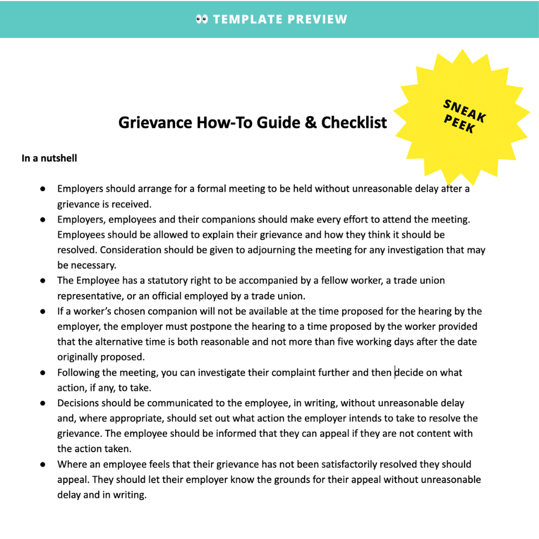 Grievance Bundle