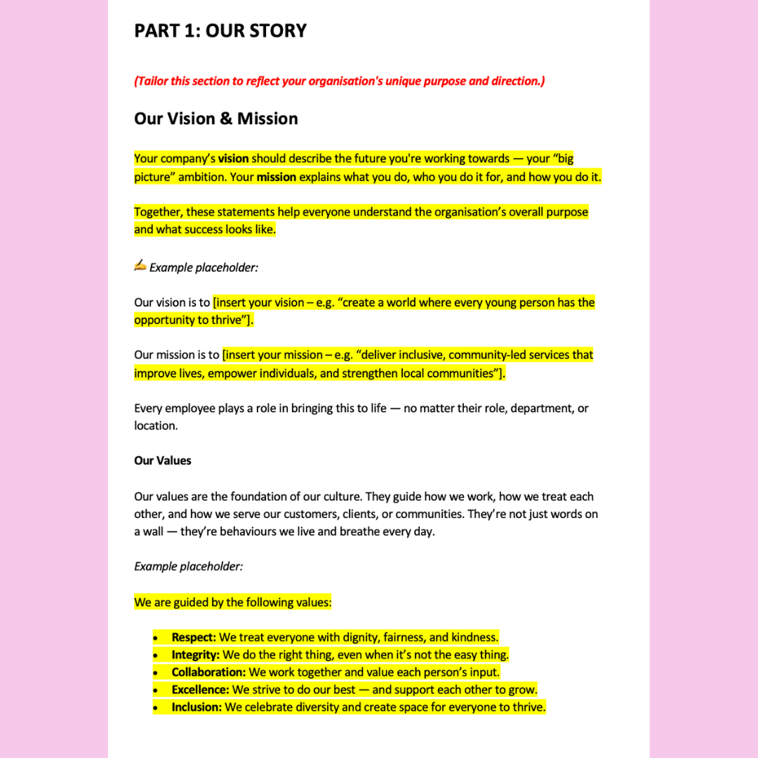 Employee Handbook - Modern HR