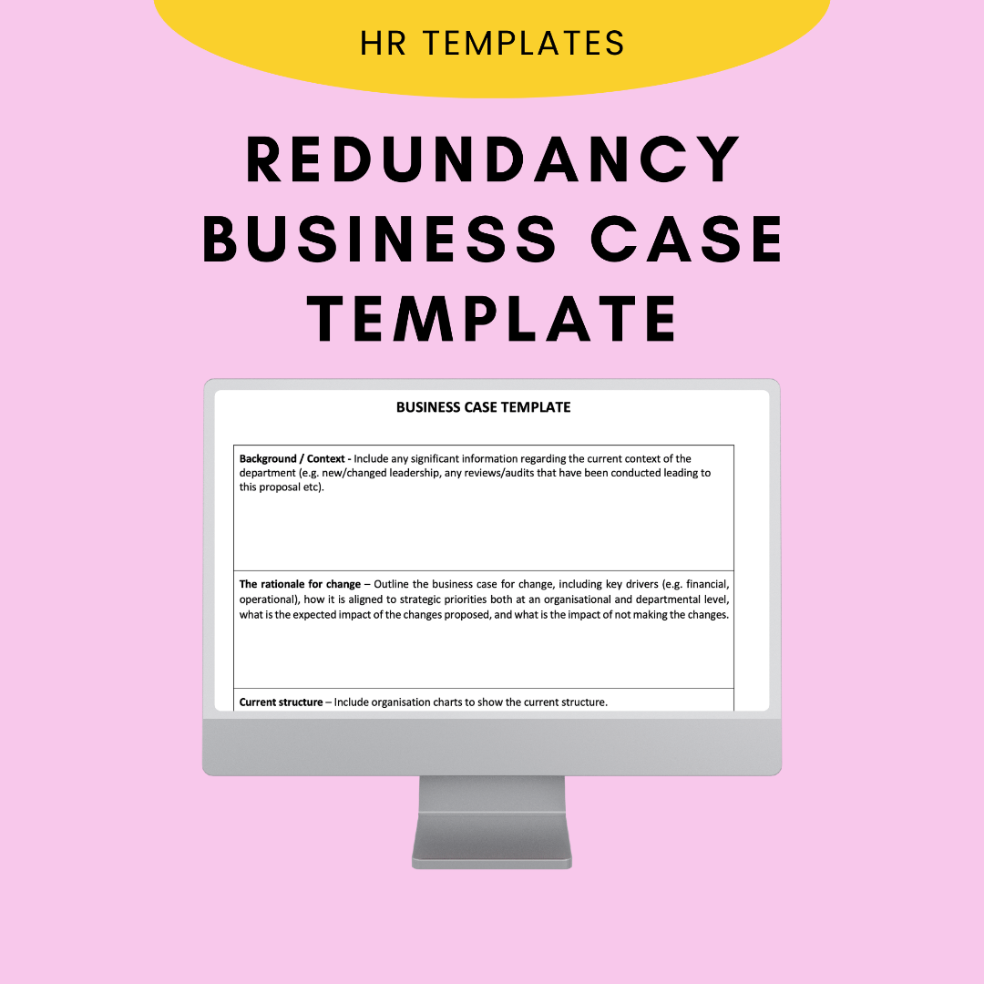 Redundancy Business Case Template | Modern HR UK