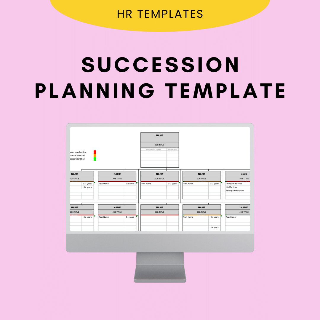 Succession Plan Template - Modern HR