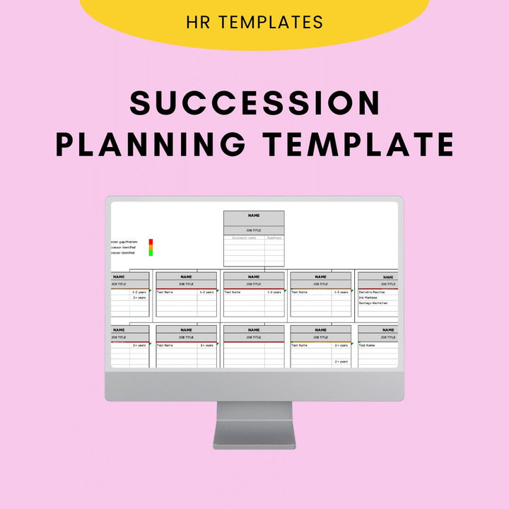 Succession Plan Template - Modern HR