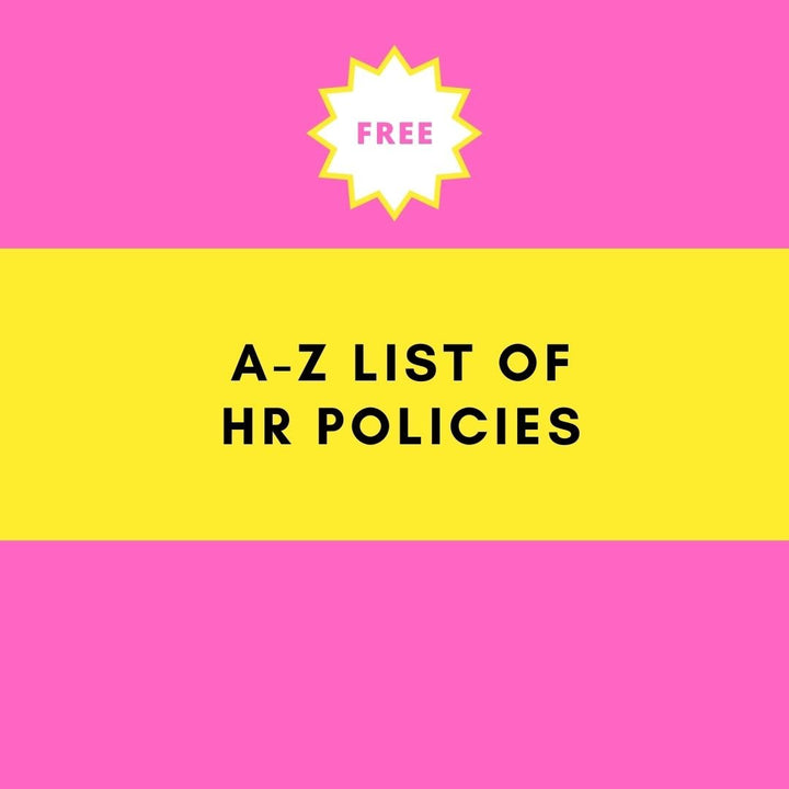 A-Z Guide of HR Policies - Modern HR