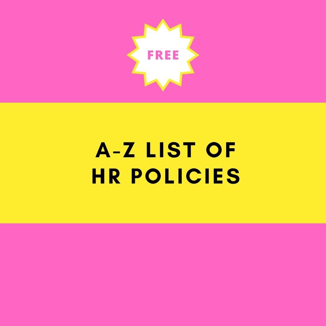 A-Z Guide of HR Policies - Modern HR