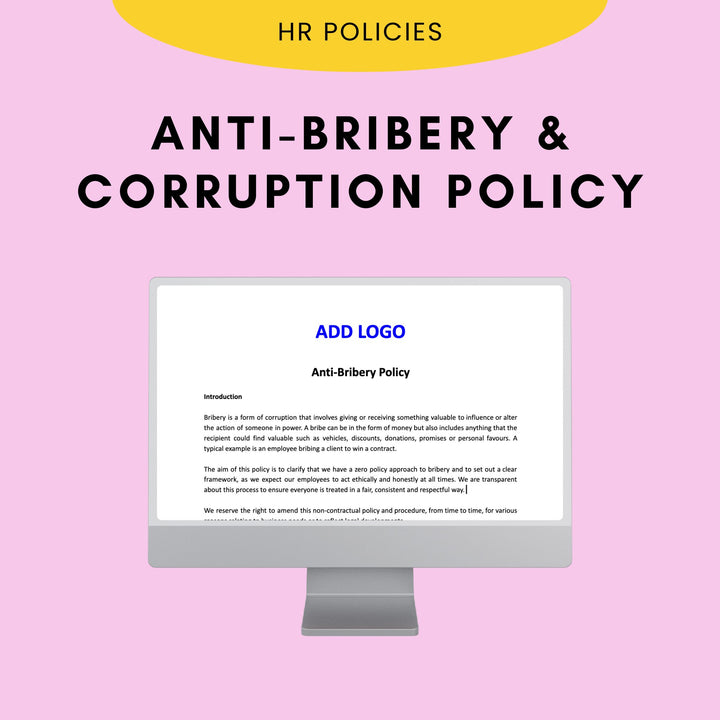 Anti-Bribery & Corruption Policy - Modern HR