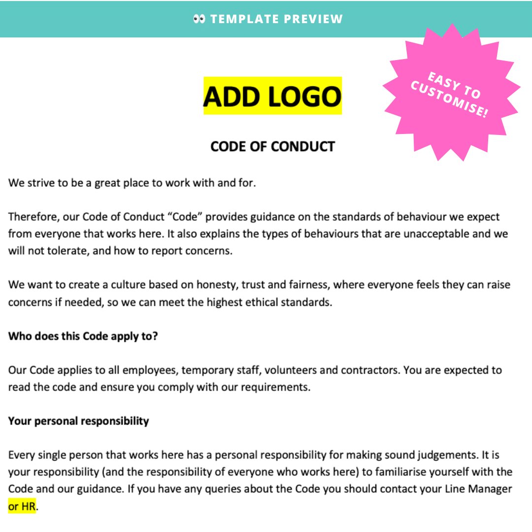 Code of Conduct – Modern HR