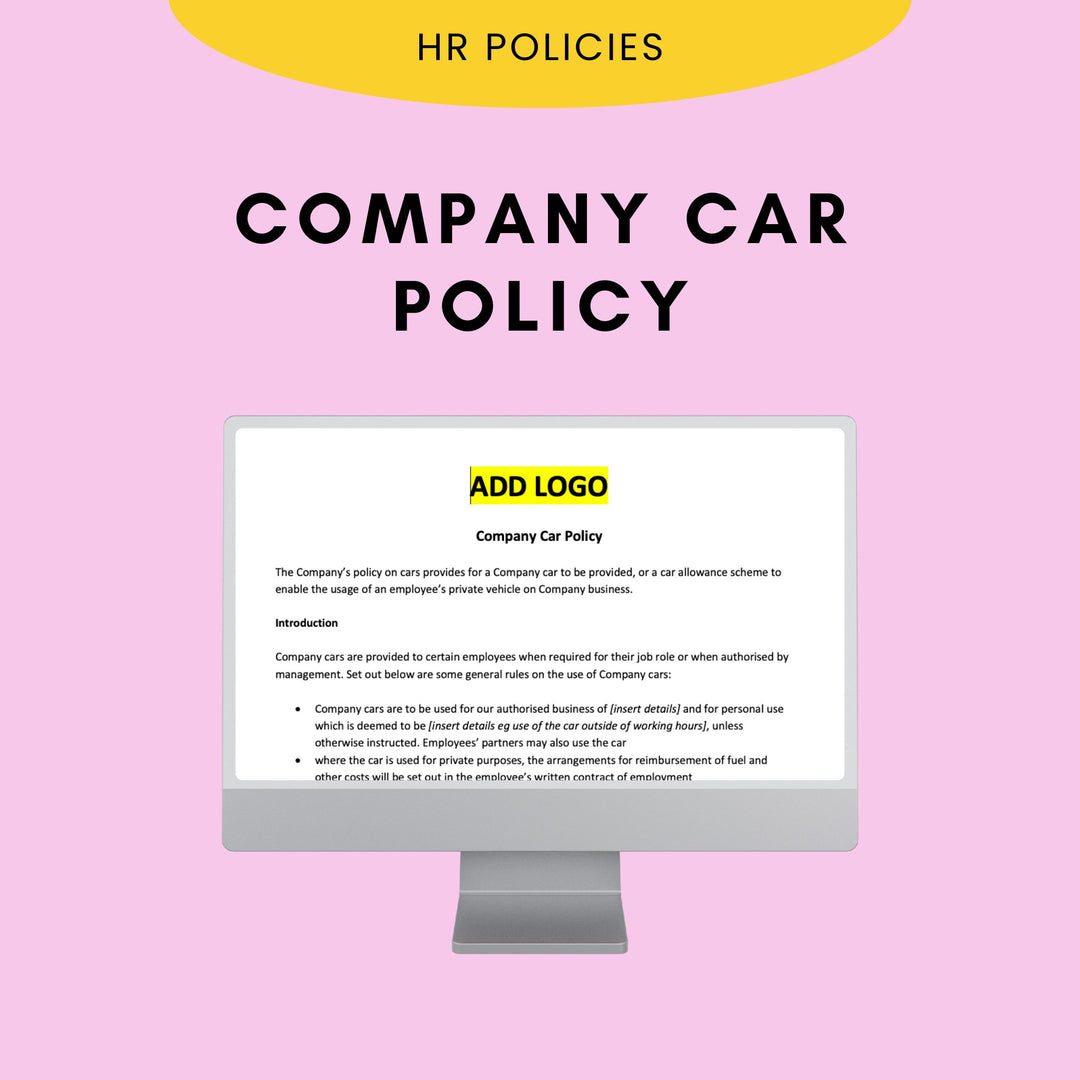 Company Car Policy - Modern HR