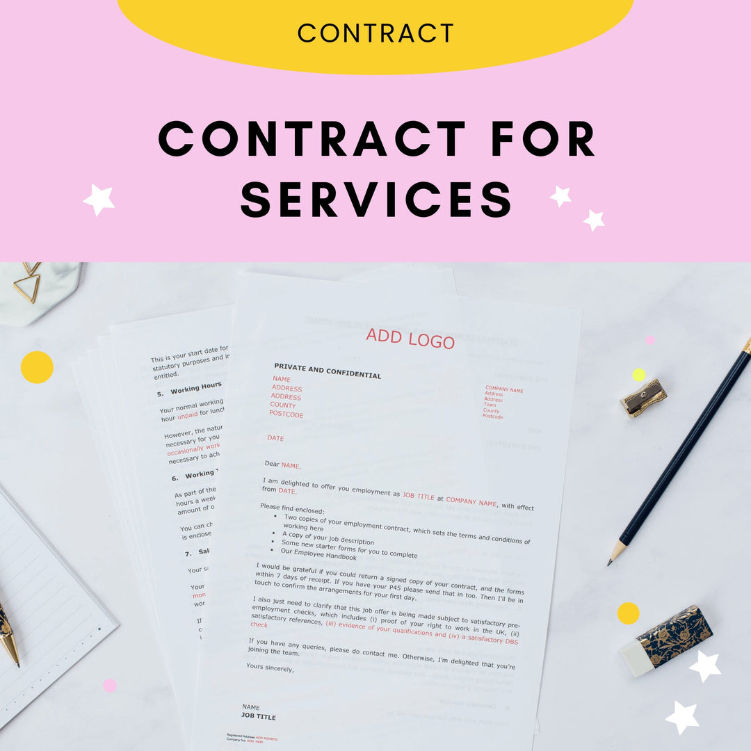 Contract for Services Template - Modern HR