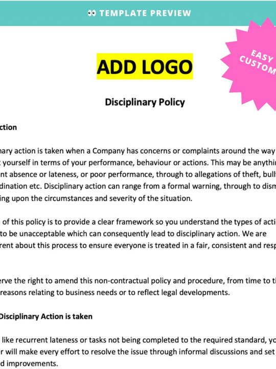 Disciplinary Bundle
