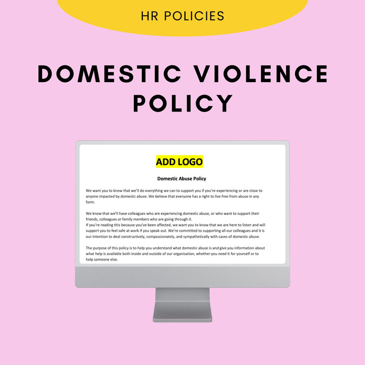 Domestic Violence Policy - Modern HR