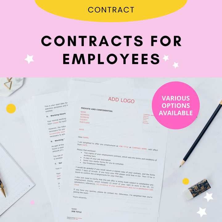 Employment Contract Template (Full-Time) - Modern HR