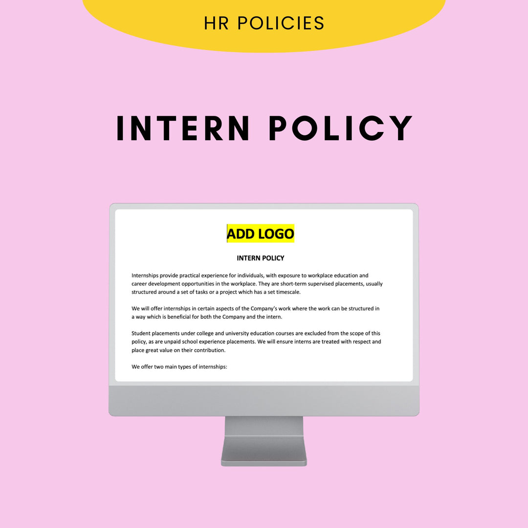 Intern Policy - Modern HR