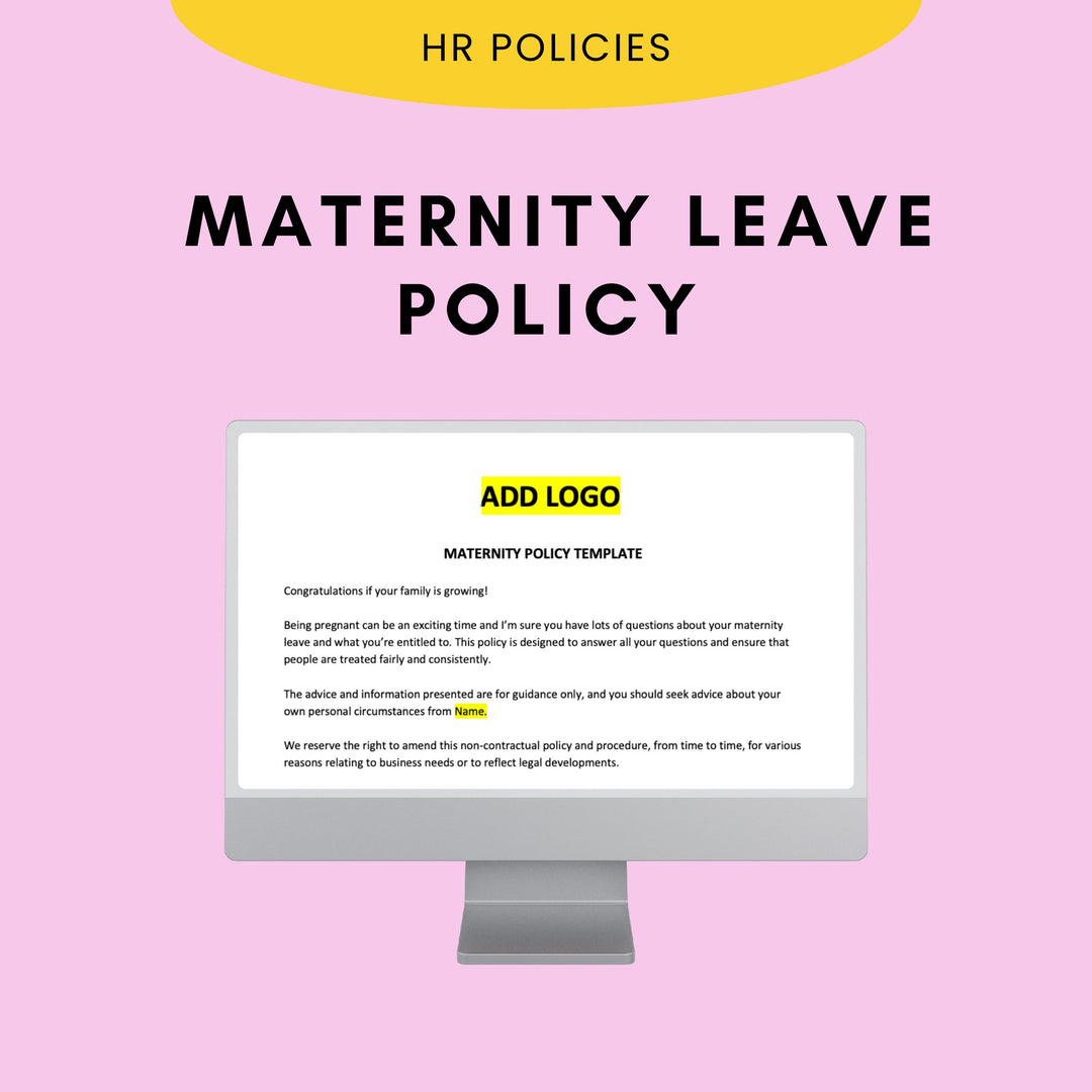 Maternity Leave Policy - Modern HR