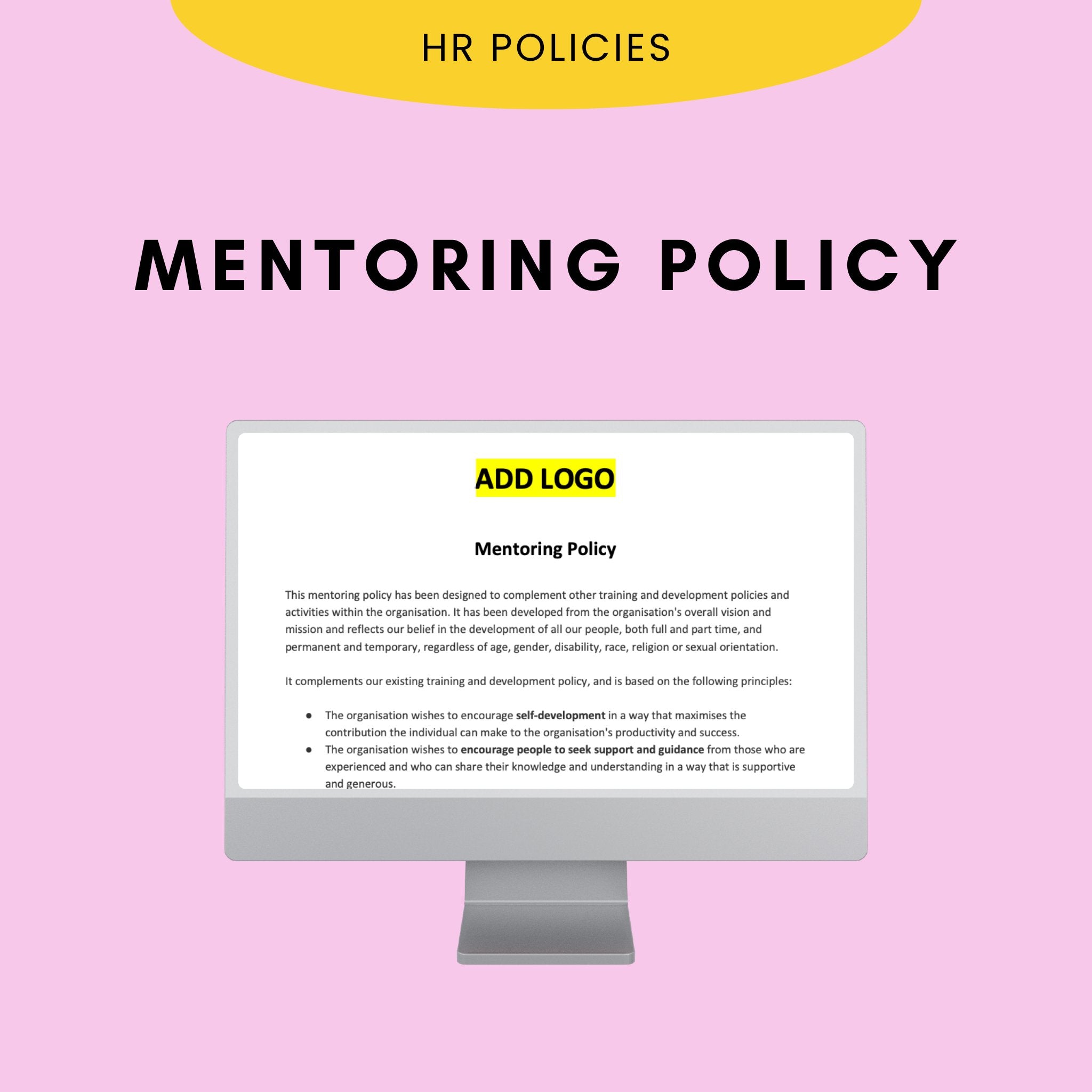 Mentoring Policy Template for UK Businesses – Modern HR