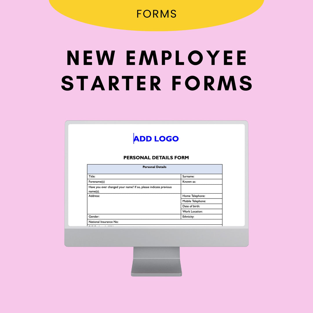 New Employee Starter Forms - Modern HR