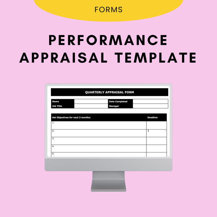 Performance Appraisal Template - Modern HR