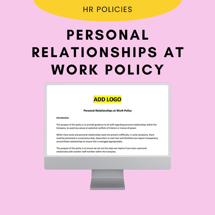 Personal Relationships at Work Policy - Modern HR