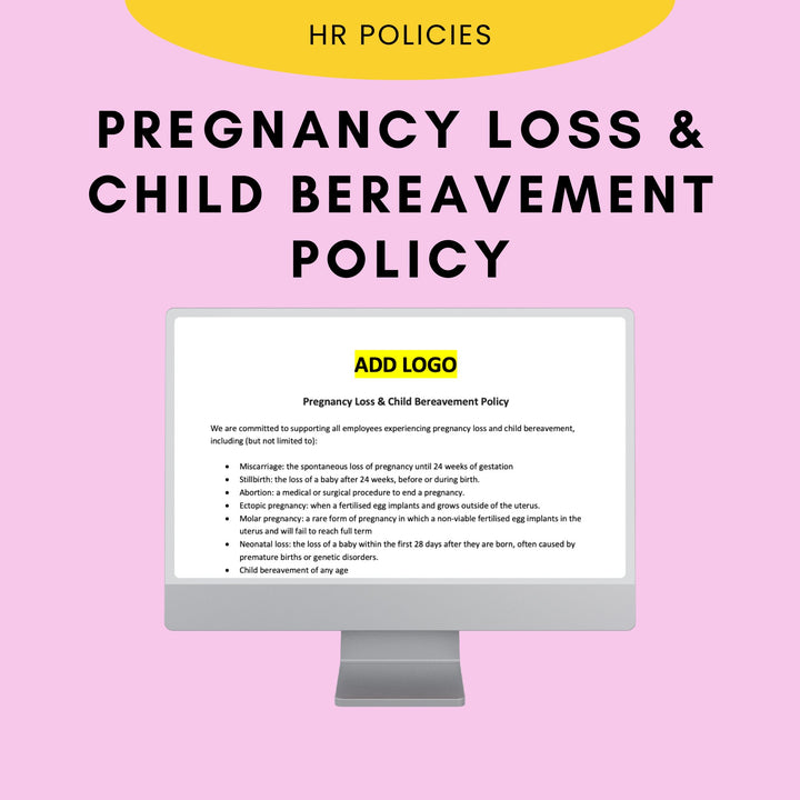 Pregnancy Loss & Child Bereavement Policy - Modern HR