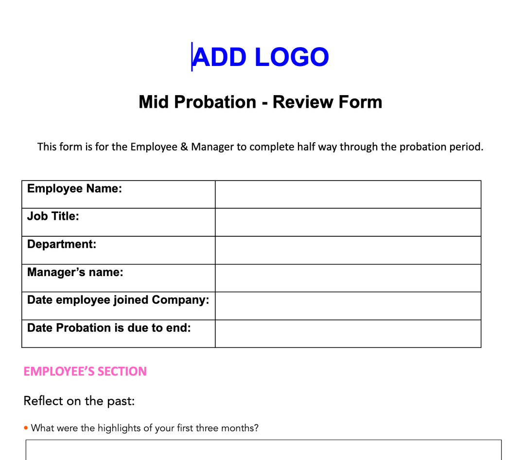 Probation Bundle - Modern HR