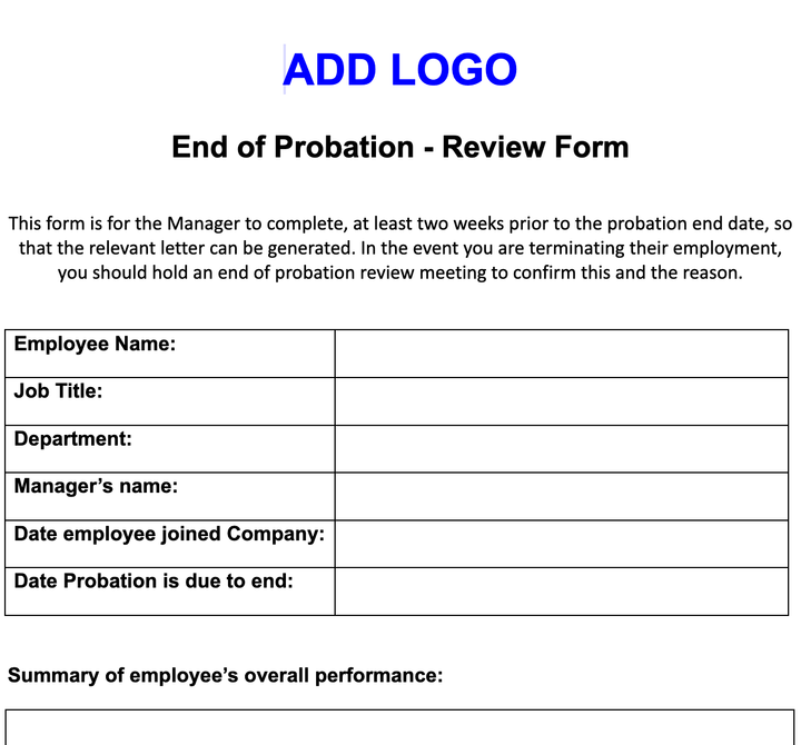 Probation Bundle - Modern HR