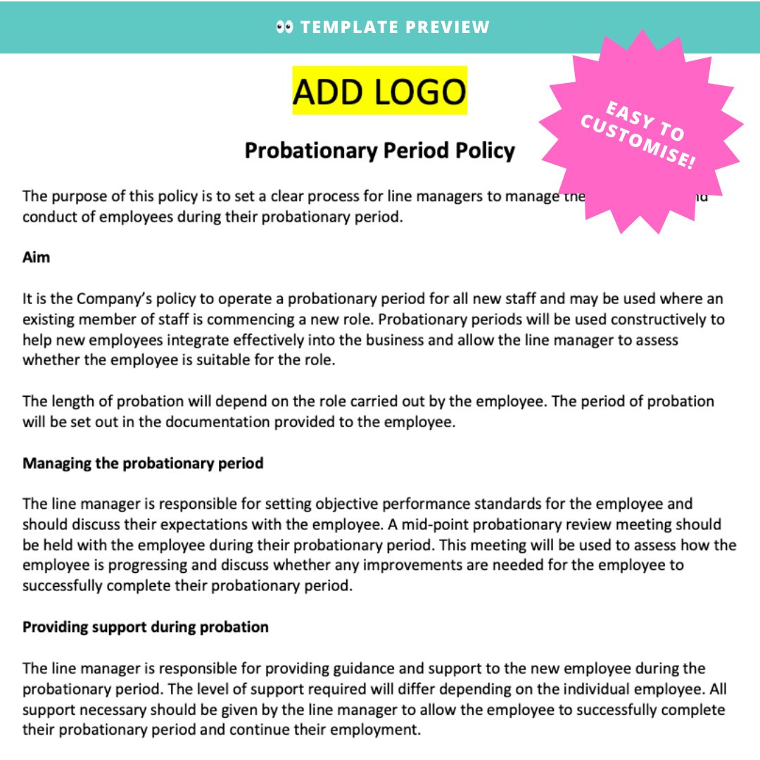 Probation Policy - Modern HR