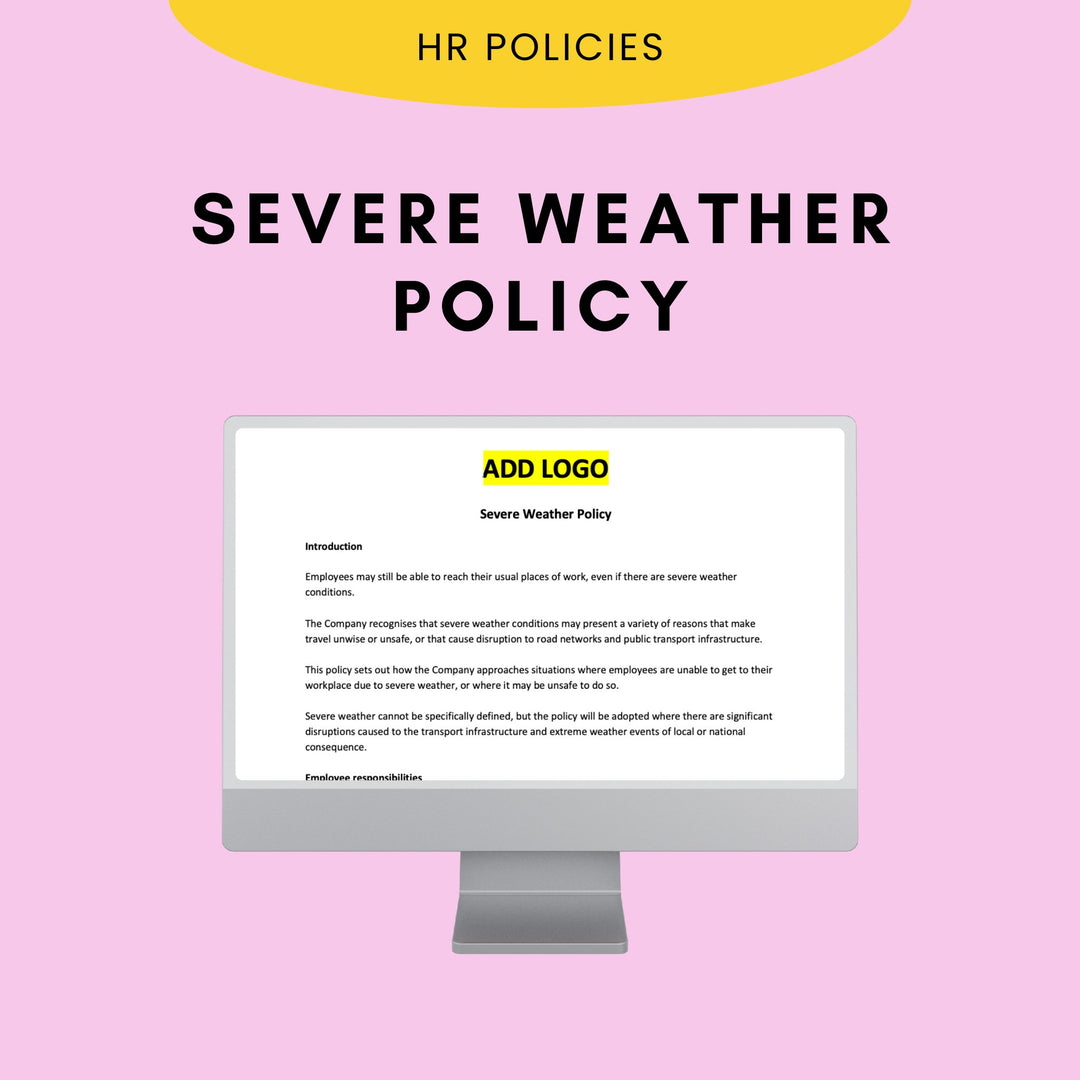 Severe Weather Policy - Modern HR