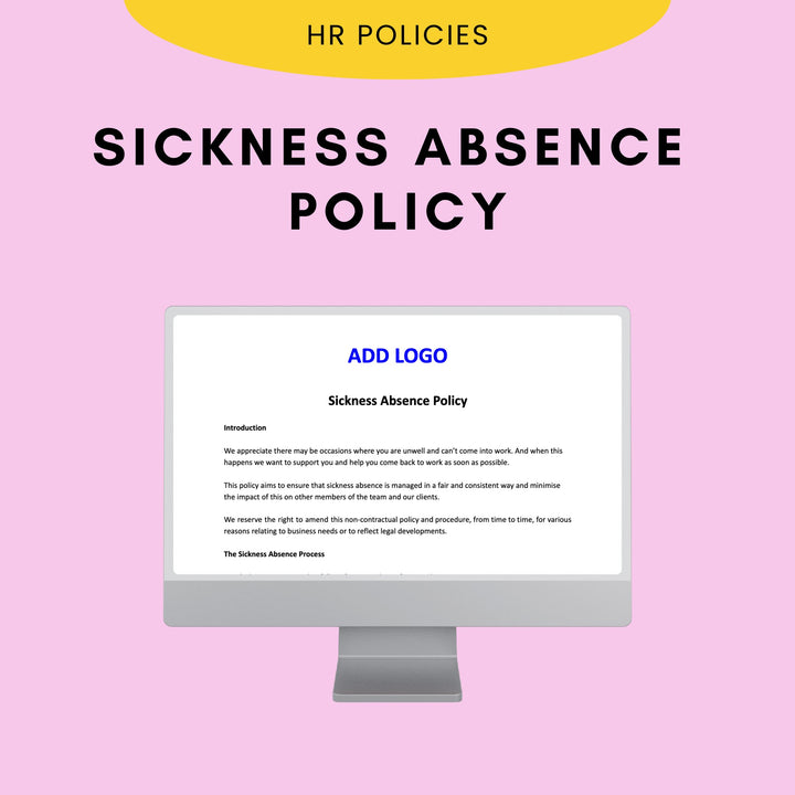 Sickness Absence Policy - Modern HR