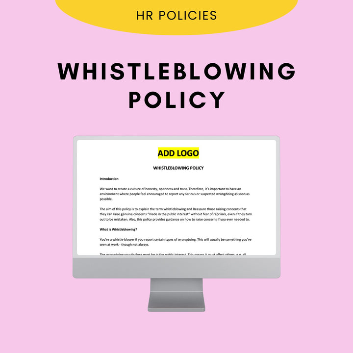 Whistleblowing Policy - Modern HR