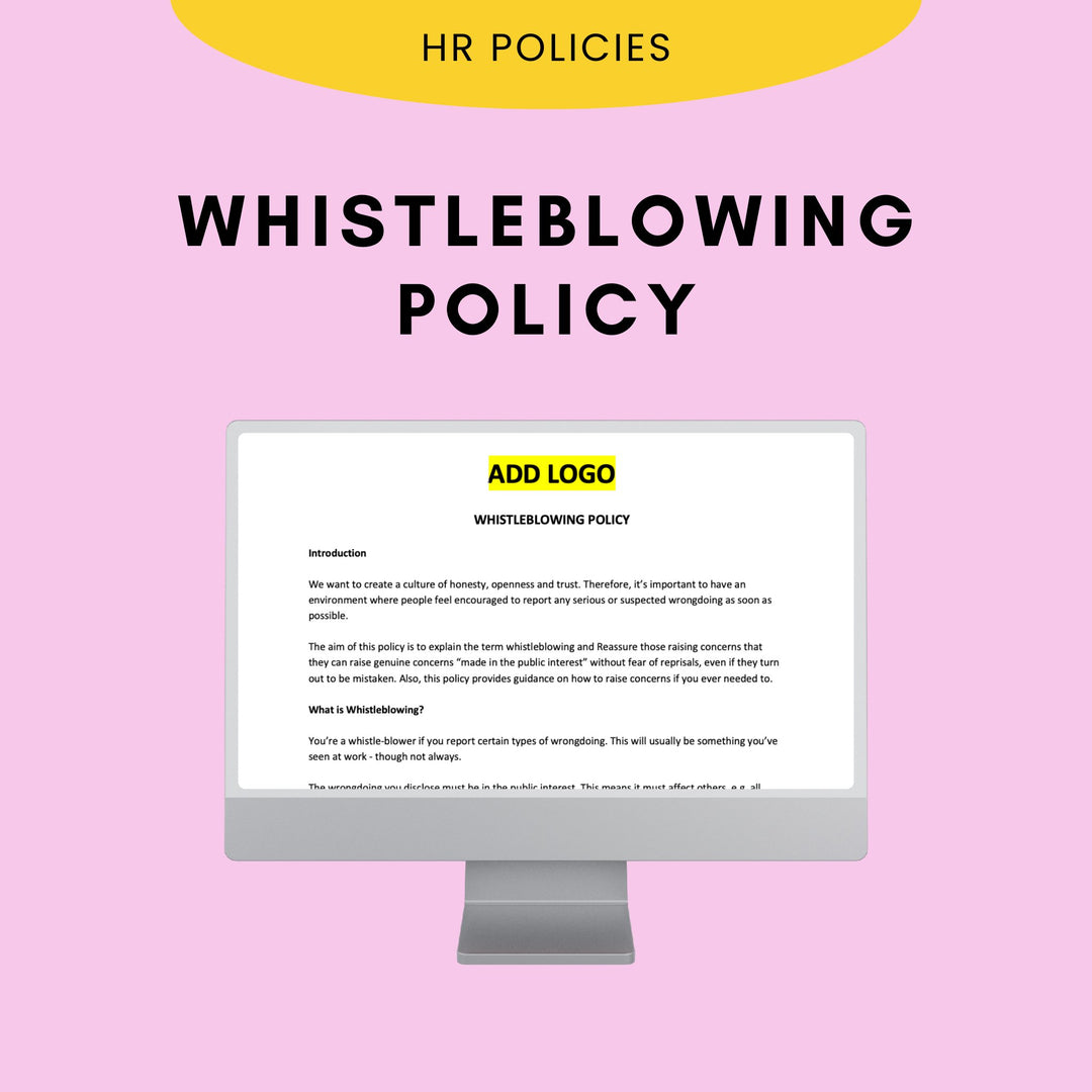 Whistleblowing Policy - Modern HR